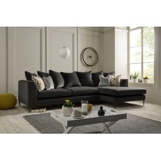 London Large Pillow Back Chaise Sofa