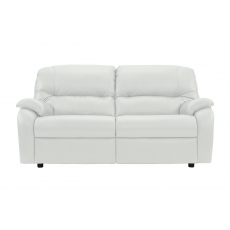 G Plan Mistral Leather 3 Seater 2 Cushion Sofa