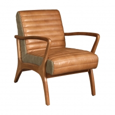 Wilton Vintage Chair with Steam Bent Wood Frame
