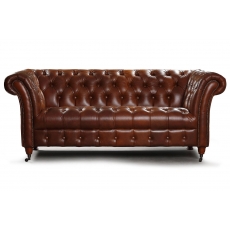 Chester Oliato Vintage 2 Seater Leather Chesterfield Sofa