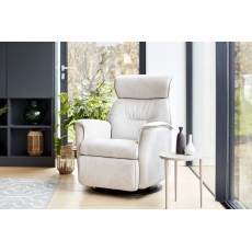 Malmo swivel recliner discount armchair and footstool