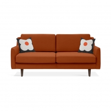 Orla Kiely Birch Medium Sofa in Bandon Orange