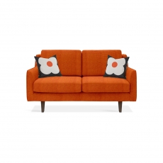 Orla Kiely Birch Small Sofa in Eske Orange