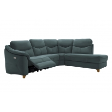 G Plan Jackson LHF Leather Corner Chaise Sofa
