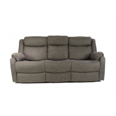 Ellena Brown 3 Seater Recliner Sofa with Table