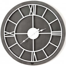 Winston Grey Large Wall Clock