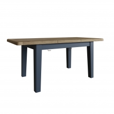 Smoked Painted Blue Oak 1.3m Extending Table (1300 -1800)