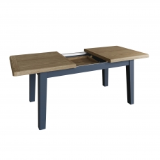Smoked Painted Blue Oak 1.8m Extending Table (1800 -2300)