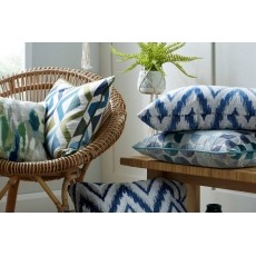 Scatter Cushion in Kilvington Chevron Navy