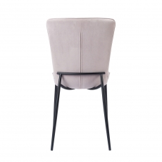 Ella Grey Fabric Occassional Dining Chair