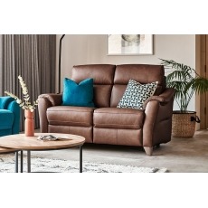 G Plan Hurst Leather Large Sofa