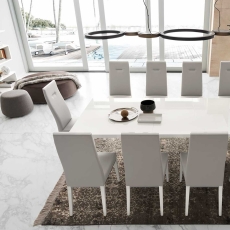ALF Artemide Extending Dining Table 250cm in White High Gloss