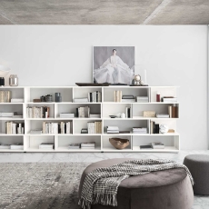 ALF Artemide Bookcase in White High Gloss