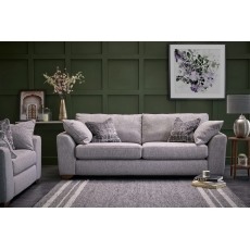 Mullion Upholstered 3 Seater Sofa