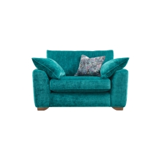 Mullion Upholstered Cuddler Sofa