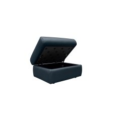 G Plan Harper Leather Storage Footstool