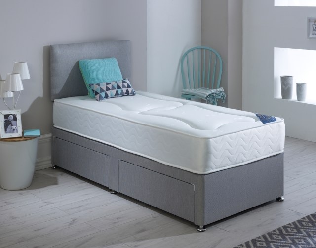 Dura Beds Octave Divan Bed with York Headboard Dura Beds Octave Divan Bed with York Headboard