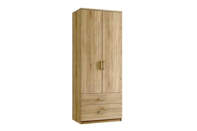 Maysons Furniture Malena Double Wardrobe with Drawers