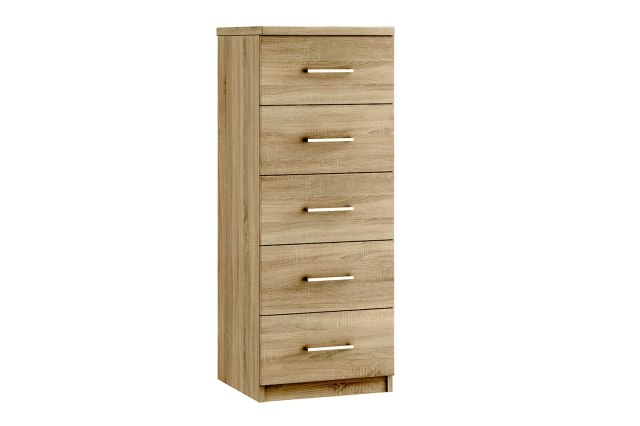Malena 5 Drawer Narrow Chest of Drawers Malena 5 Drawer Narrow Chest of Drawers