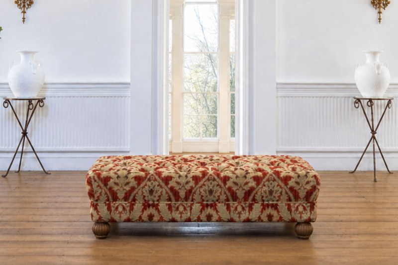 Tetrad Heritage Elgar Buttoned Stool Tetrad Heritage Elgar Buttoned Stool