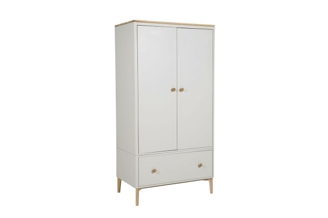 Vida Living Marlow 2 Door Wardrobe in Cashmere Oak and Taupe Vida Living Marlow 2 Door Wardrobe in Cashmere Oak and Taupe
