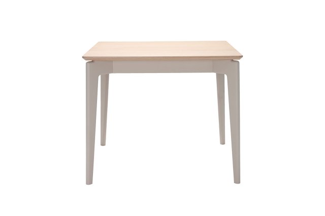 Vida Living Marlow 90cm Dining Table in Cashmere Oak and Taupe Vida Living Marlow 90cm Dining Table in Cashmere Oak and Taupe
