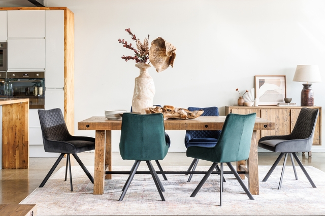 Bailey velvet dining armchair discount