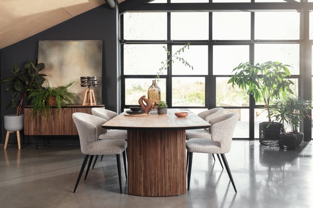 Baker Furniture Menton Reclaimed Teak 200cm Dining Table