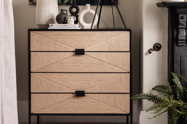 Black wooden chest deals