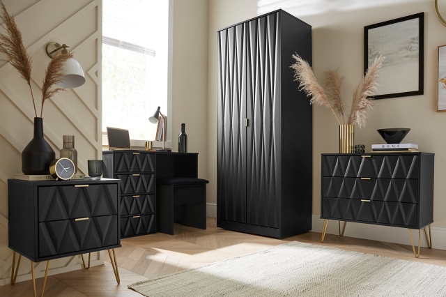 Chest of drawers and clearance bedside table set