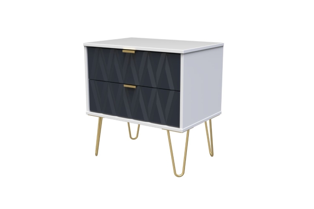 Diamond bedside table discount