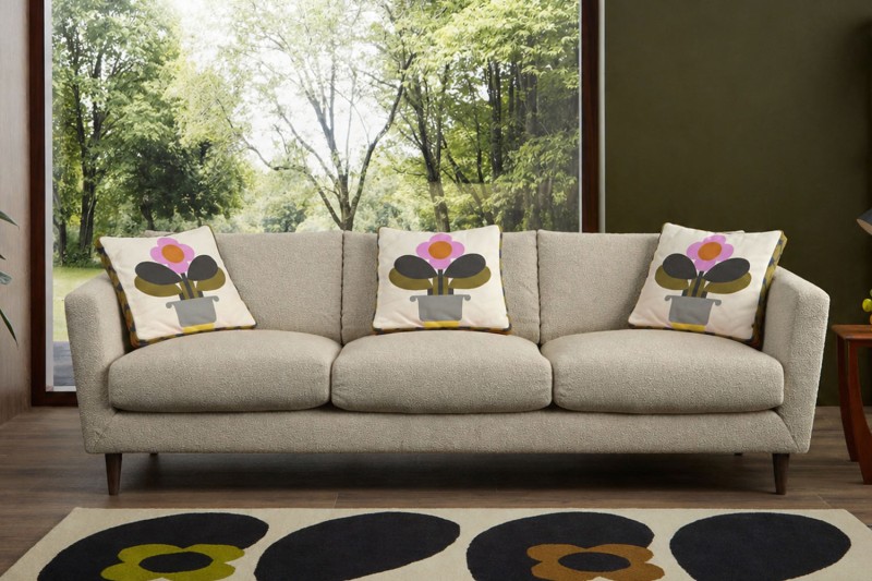 Orla Kiely Dorsey Three Cushioned Extra Large Sofa Orla Kiely Dorsey Three Cushioned Extra Large Sofa