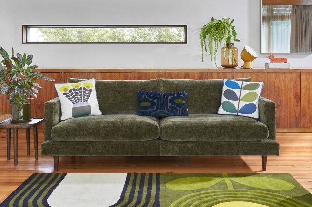 Green couch set deals