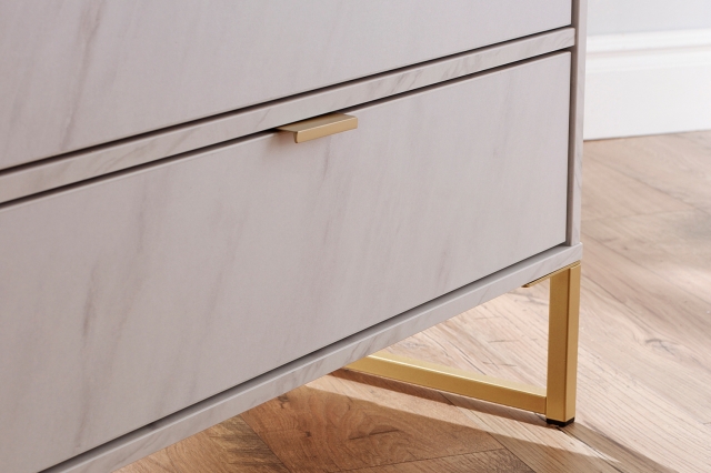 Pewter cheap bedside table
