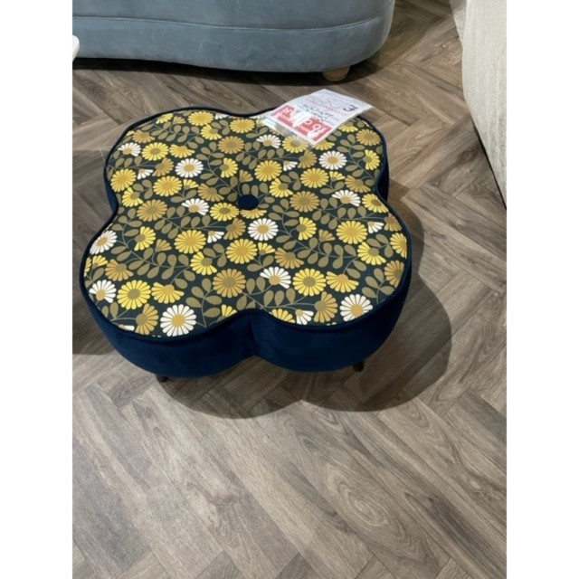 Orla Kiely Daisy Footstool Furniture World