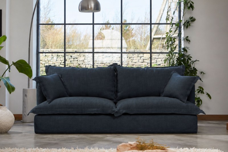 Tetrad Heritage Ava Loose Cover Midi Medium Sofa Tetrad Heritage Ava Loose Cover Midi Medium Sofa