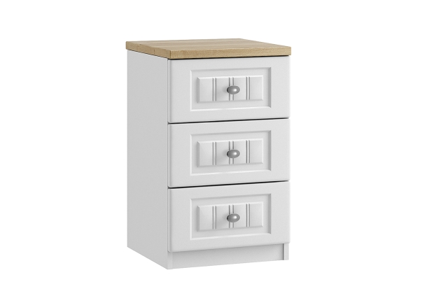 Maysons Furniture Panorama 3 Drawer Bedside Table