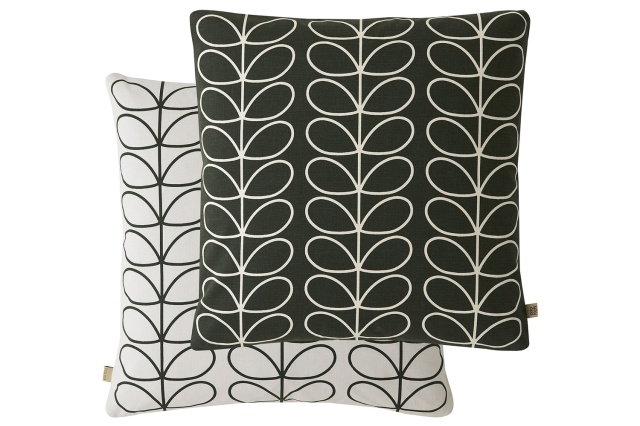 Orla Kiely Small Linear Stem Monochrome 50x50cm Feather Cushion Orla Kiely Small Linear Stem Monochrome 50x50cm Feather Cushion