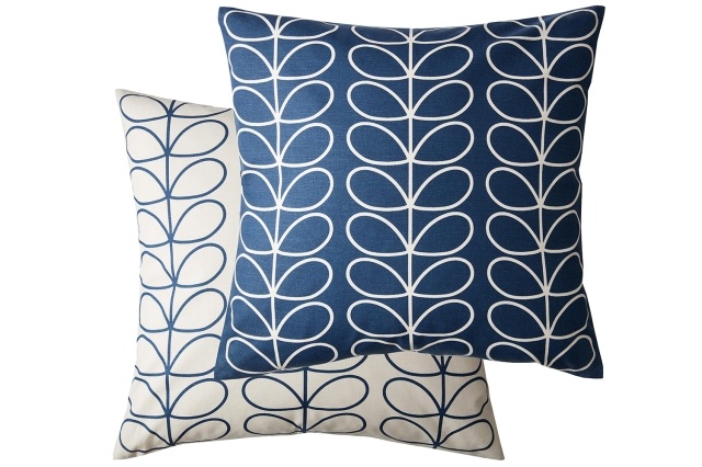 Orla Kiely Small Linear Stem Whale 50x50cm Feather Cushion Orla Kiely Small Linear Stem Whale 50x50cm Feather Cushion