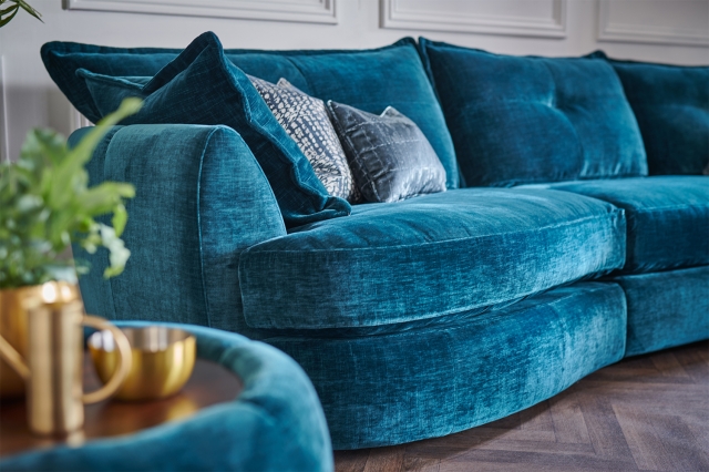 Bouquet Small Curved Modular Sofa Furniture World