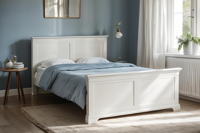 White bed furniture discount