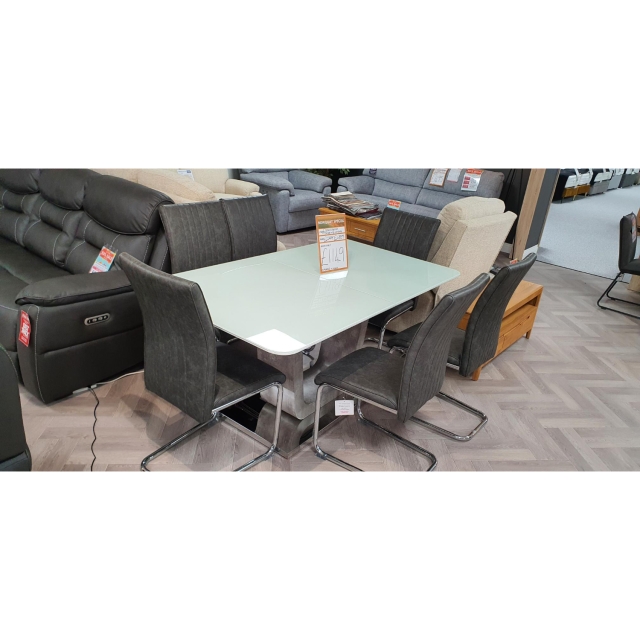 Store Clearance Items Casablanca Dining Table and 6 Chairs
