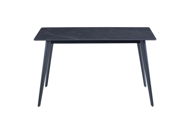 World Furniture Indy Dining Table in Mooney Black Finish