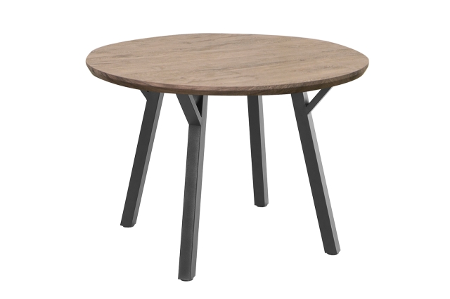 Kettle Interiors 1.1m Round Oak Dining Table