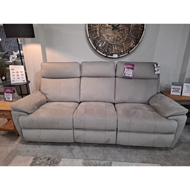 Store Clearance Items Comfort 3 Seater Power Recliner Sofa