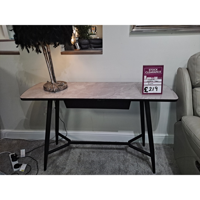 Store Clearance Items Cassino Console Table with Drawer