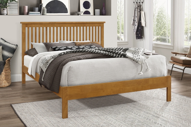 Time Living Time Living Ascot Wooden Bed Frame in Oak