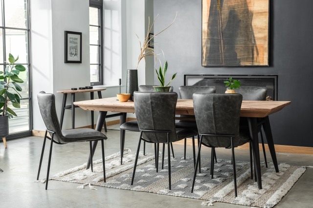 Franklin Reclaimed Wood 160-200cm Extending Dining Table