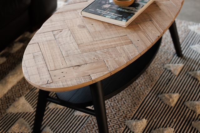 Frankfurt Reclaimed Wood Coffee Table Furniture World