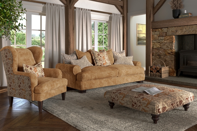 3 seater shop pillow back sofa